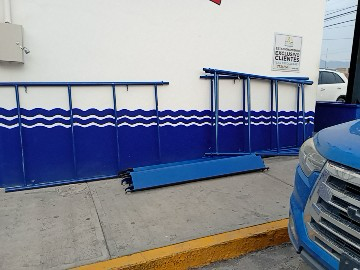 Andamios en exterior